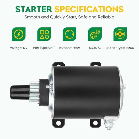 Starter for Tecumseh HM HMSK OH OHM OHSK OHV TVM TVXL220 36680, 33605, 35763, 35763A, 36463, AM30931, 410-22007, STC0006, 41022000 in Saudi Arabia