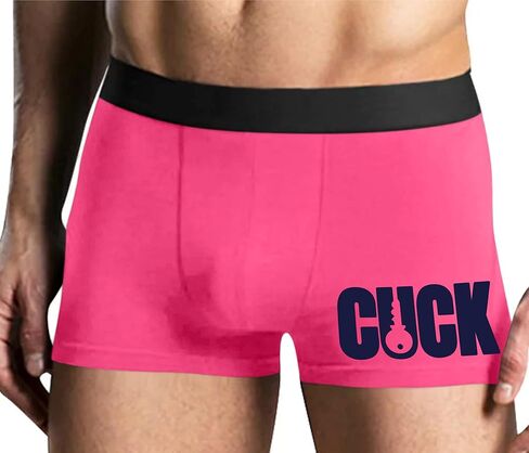 كلسون مطيع Cuck - مغلق الديك - الديوث - تصميم مفتاح - Sissy Hotwife الوردي رجل الملاكم موجز تصميم متعة الكبار in Kuwait