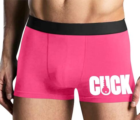 كلسون مطيع Cuck - مغلق الديك - الديوث - تصميم مفتاح - Sissy Hotwife الوردي رجل الملاكم موجز تصميم متعة الكبار in Kuwait