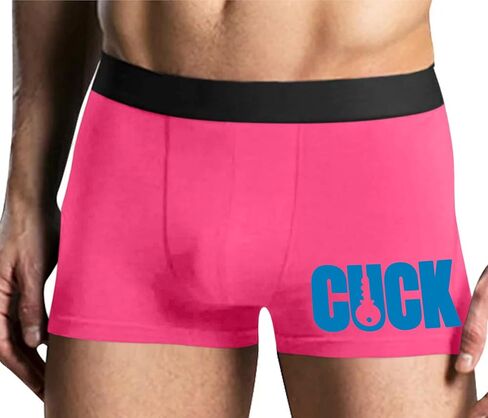 كلسون مطيع Cuck - مغلق الديك - الديوث - تصميم مفتاح - Sissy Hotwife الوردي رجل الملاكم موجز تصميم متعة الكبار in Kuwait