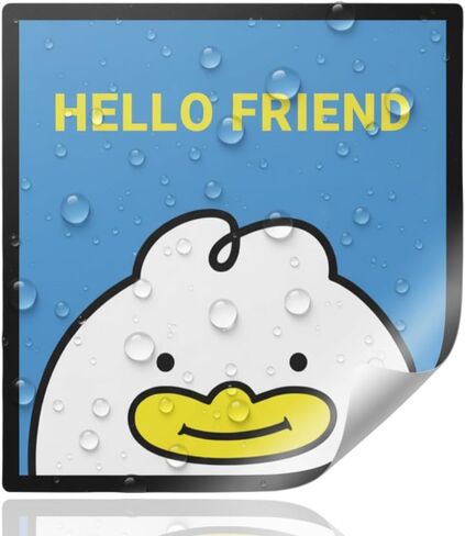 K Pop Blue Tiger Peeking Stickers [2-Pack] Cute Anime Movie Stickers for Water Bottle, Laptop, Car | Waterproof Vinyl Decals, Heavy-Duty Bumper Sticker in Kuwait