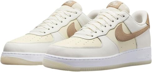 حذاء Nike Air Force 1 '07 LV8 للرجال (FN5832-101، شراعي/حليب جوز الهند/أبيض/كاكي) مقاس 12 in Saudi Arabia