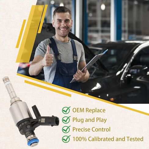 مجموعة من 4 محاقن وقود TFSI-Turbo 1.8L، متوافقة مع/VW 1.8 Jetta Golf Passat Beetle 2014-2018 |OE#06A906036C| in Saudi Arabia