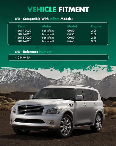 طقم فلتر ناقل الحركة الأوتوماتيكي SCITOO مناسب لسيارة INFINITI QX50 QX55 QX60 لسيارة Nissan Altima Maxima Murano NV200 Pathfinder Rogue 2013-2023 مجموعة فلتر ناقل الحركة وحشية 044-0455 in Kuwait