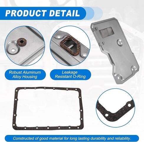 ACROPIX Automatic Transmission Filter Kit CVT Oil Cooler Filter Oil Pan Gasket Kit Fit for Toyota 4Runner 1990-2000 No.3533030011/3533030010 - Pack of 2 in Saudi Arabia