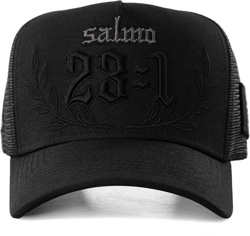 Sacudido's Cap | Psalm 23 - The Lord is My Shepherd | Black - Hat, Snapback, Adjustable, Unisex, Faith in Kuwait