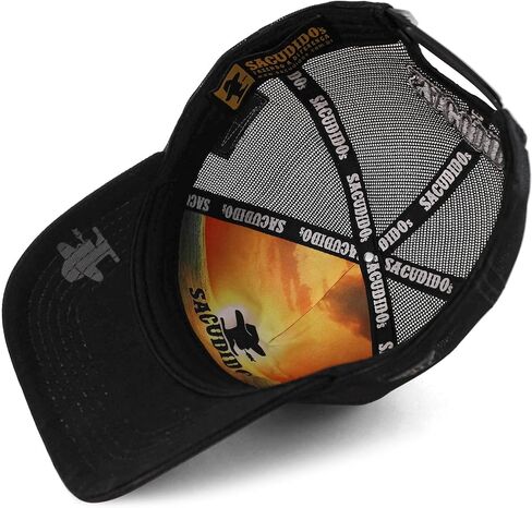 Sacudido's Cap | Psalm 23 - The Lord is My Shepherd | Black - Hat, Snapback, Adjustable, Unisex, Faith in Kuwait