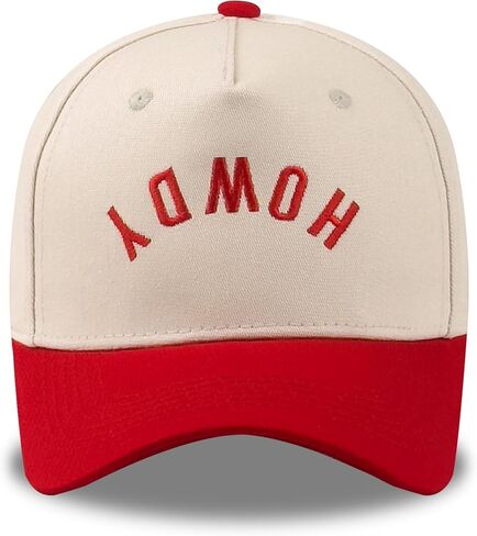 Funny Embroidered Trucker Hat, Vintage Two-Tone Cotton Baseball Cap for Men Women, Adjustable Dad Hat Gift Idea in Saudi Arabia