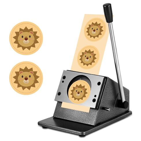 3inch Button Paper Cutter 3.386" Circle Paper Punch Cutter Graphics Punch Cutter Manual Button Cutter Punch for 3" Buttons in Saudi Arabia