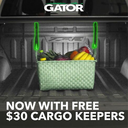 Gator Soft Tri-Fold Truck Bed Tonneau Cover w/Gear Straps | 61101 | Fits 2007-2013 Chevy/GMC Silverado/Sierra (Without Rail System) 5' 8" Bed (69.6) in Saudi Arabia