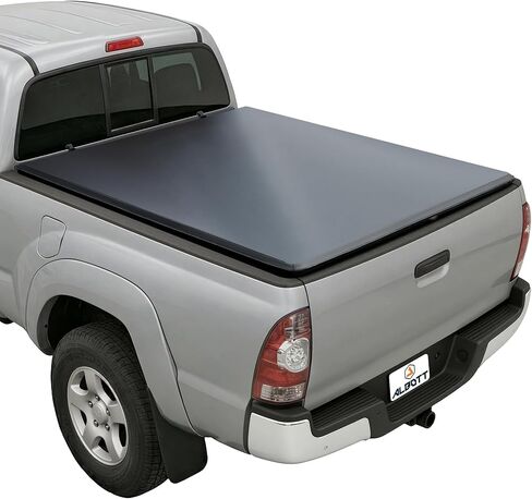 Albott 5 FT FRP غطاء سرير شاحنة صلب ثلاثي الطي لغطاء سرير Toyota Tacoma 2016-2026 للشاحنات (يناسب فقط الموديلات مع نظام السكك الحديدية على سطح المصنع) in Kuwait