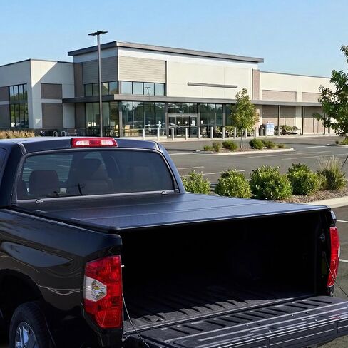 Albott 5 FT FRP غطاء سرير شاحنة صلب ثلاثي الطي لغطاء سرير Toyota Tacoma 2016-2026 للشاحنات (يناسب فقط الموديلات مع نظام السكك الحديدية على سطح المصنع) in Kuwait