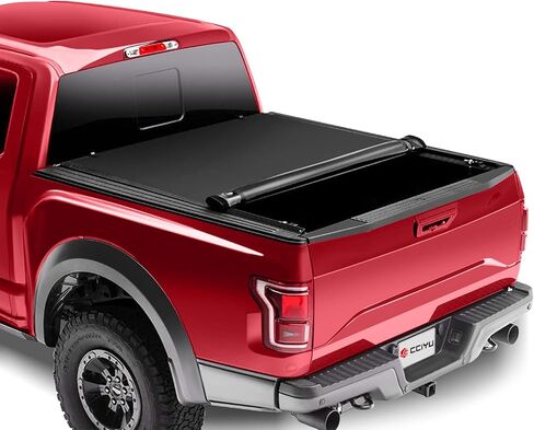 CCIYU Soft Roll-Up Truck Bed Tonneau Cover Fits for Ford Ranger 1983-2013 for Mazda B2300 1994-2010 for Mazda B2500 1998-2001 for Mazda B3000 1994-2008 for Mazda B4000 1994-2010 6 ft Bed in Saudi Arabia