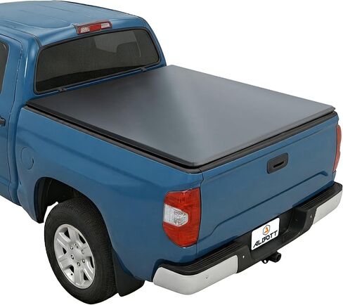 Albott 6.5 FT غطاء سرير شاحنة ناعم ثلاثي الطي لسيارة Toyota Tundra 2007-2026، يناسب سرير Fleetside مع أو بدون نظام السكك الحديدية على سطح السفينة in Kuwait