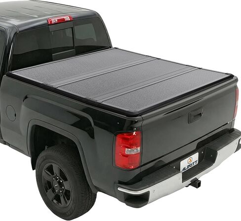 Albott 6.6 قدم غطاء سرير شاحنة ناعم ثلاثي الطي لـ 2014-2026 Chevy Silverado/GMC Sierra 1500 Tonneau Cover للشاحنات، يناسب سرير Fleetside، بدون UtiliTrack، وليس لـ CarbonPro in Kuwait