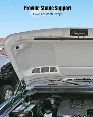 Hood Strut Lift Support Fit for Nissan Titan 2017 2018 2019 2020 2021 2022 Replace 65470EZ40A 65470-EZ40A 945045 PM4083 5B945045 5B-945045, 2PCS in Saudi Arabia
