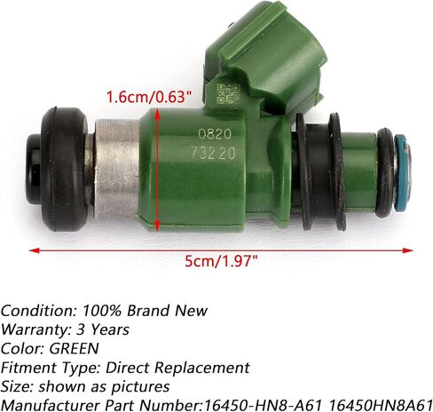 Fuel Injector Fit For HONDA TRX700XX 2008-2009,Rincon 680 2006-2014,CRF450R 2009-2010# 16450-HN8-A61 16450HN8A61 in Saudi Arabia