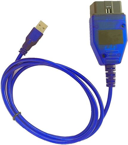 كابل تشخيص Outzone VAG409.1 USB Obd2 وماسح ضوئي لشركة فولكس فاجن وأودي وسكودا والمقعد | VCDS متوافق مع شريحة CH340 المستقرة | ترميز وحدة التحكم الإلكترونية، وقارئ رمز الخطأ للمركبات غير التابعة لحافلات ما قبل عام 2008 in Kuwait