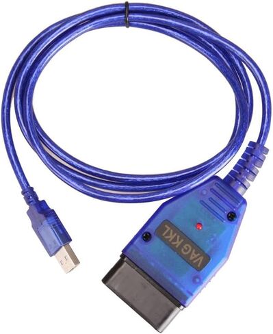 كابل تشخيص Outzone VAG409.1 USB Obd2 وماسح ضوئي لشركة فولكس فاجن وأودي وسكودا والمقعد | VCDS متوافق مع شريحة CH340 المستقرة | ترميز وحدة التحكم الإلكترونية، وقارئ رمز الخطأ للمركبات غير التابعة لحافلات ما قبل عام 2008 in Kuwait