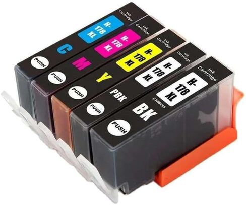 178 178XL Color Compatible Ink Cartridge for Use with Photosmart 5510 6510 7510 Deskjet 3070A Printer(2Set) in Saudi Arabia