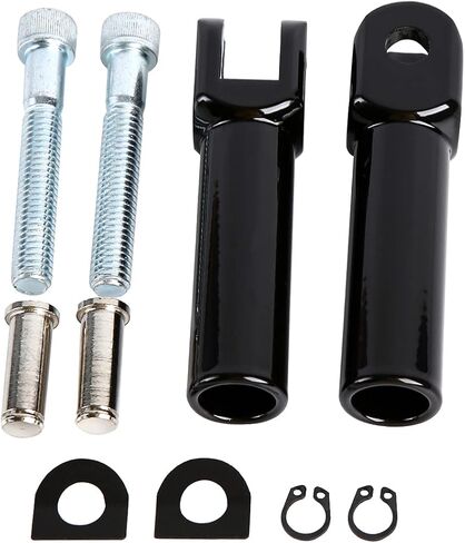 3-9/10 بوصة مسند قدم للركاب يدعم مسند القدم Clevis Fit Harley Softail 2000-2021 أسود لامع in Kuwait