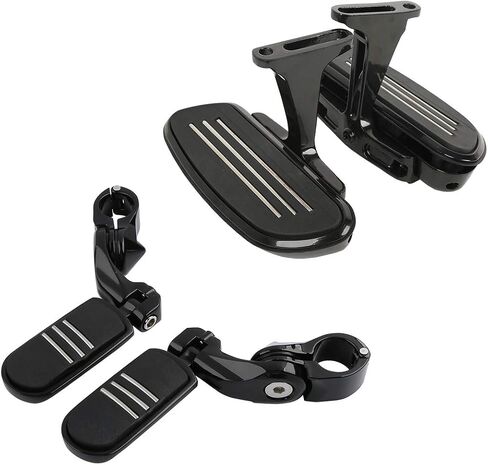 أوتاد ألواح الأرضية ATV، لوح قدم الركاب للسائق من SLMOTO، طقم دعامة للأرضية من أجل Harley Streamliner Style Touring Road King Street Glide Road Glide Electra Glide Ultra Classic 1993-2024 in Saudi Arabia