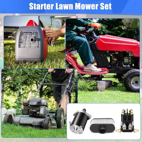 3 Pack Complete Starters Kit Compatible with 21163-0711 Starter Motor, 27010-7007 Starter Solenoid Relay, Fr691v Tune up Kit, 11013-7047 Air Filter and Mower Lawn Engine in Saudi Arabia