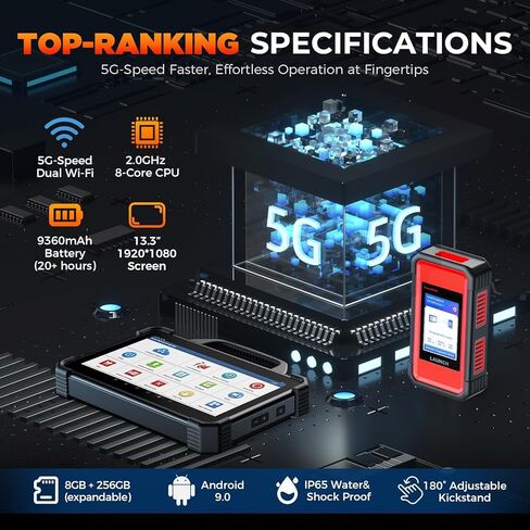Launch X431 PADVII Elite, 2026 Full Function Diagnostic Scanner, J2534 J2534 Protocol, HD Trucks, EVs, Topology Map, 60+Service,Online Coding, Bidirectional Scan Tool, in Saudi Arabia