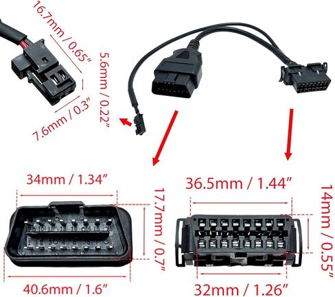 Security Gateway Bypass Cable Diagnostic Tool Adapter Connector Cable Compatible with 2018-2020 RAM 1500 RAM 2500 in Kuwait