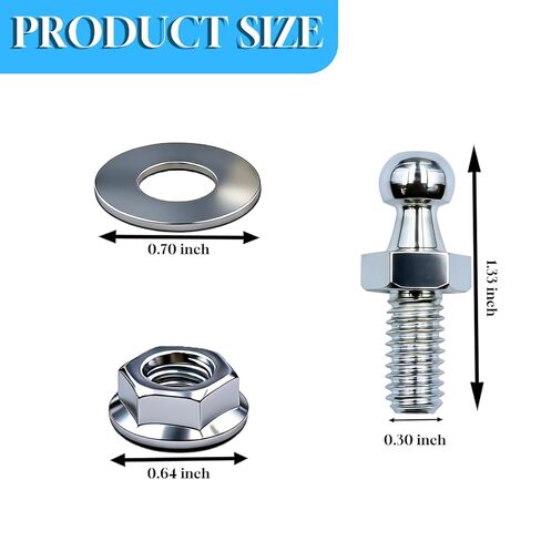 9214PK Ball Socket and Nut for Weather Guard Truck Box Gas Springs in Kuwait