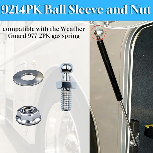 9214PK Ball Socket and Nut for Weather Guard Truck Box Gas Springs in Kuwait