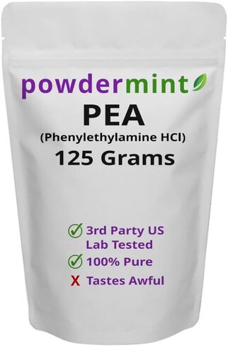 مسحوق فينيل إيثيل أمين هيدروكلوريد (البازلاء) - المزاج والطاقة (125 جرام) in Kuwait