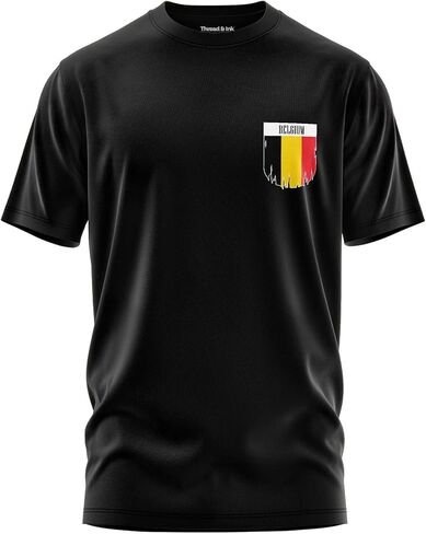 Belgium Shirt for Men, Unisex Casual Athleticwear Tshirt, Sports Shortsleeve Tee in Saudi Arabia