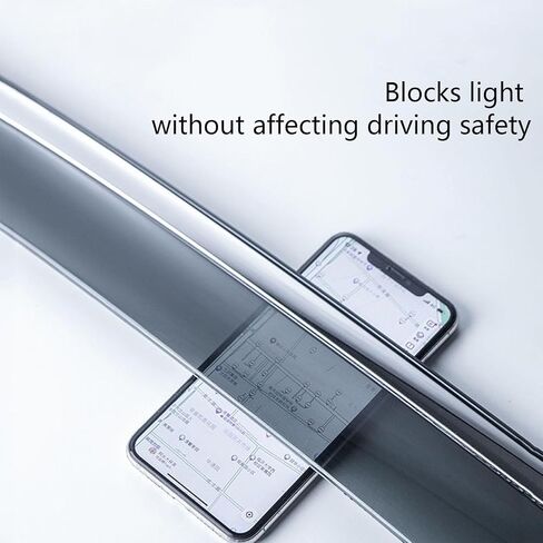 Window Visors Compatible with Kia Sonet MK1-QY 2020-2025 Exterior Car Accessories, Tape-on Side Window Deflectors Extra Durable Vent Shade Visor Rain Guards in Saudi Arabia