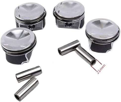 4x Piston Rings Set with 82.51mm Bore and 21mm Wrist Pin Diameter for S3 TTS and SEAT Leon 2.0 TFSI/TSI Engines in Saudi Arabia