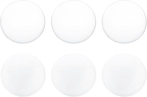 PATIKIL 6 Pack Optical Lens Set, 3 cm Glass Lenses (3 Biconvex 5 cm Focal Length & 3 Biconcave -7.5 cm Focal Length) for Physics Science Education DIY Telescope Microscope Experiments in Saudi Arabia