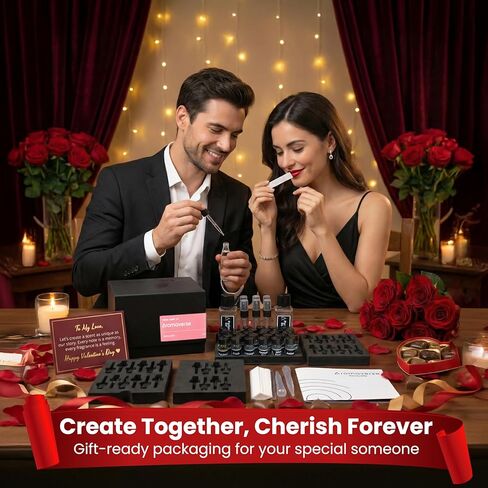 Sensuelle Perfume Making Kit – Make Your Own Perfume with 18 Aromatic Ingredients, Spray Bottles, Droppers & 3 Recipes. Create Luxurious Feminine Scents with Musk, Floral & Fruity Notes in Saudi Arabia