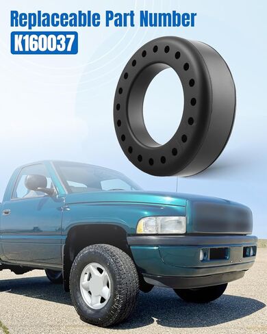عازل نوابض ملفوف K160037 مناسب لدودج B1500 B150 B250 B3500 B350 D150 D250 D350 Ram 2500 3500 1500 Van، جلبة عازل الربيع العلوي الأمامي in Saudi Arabia