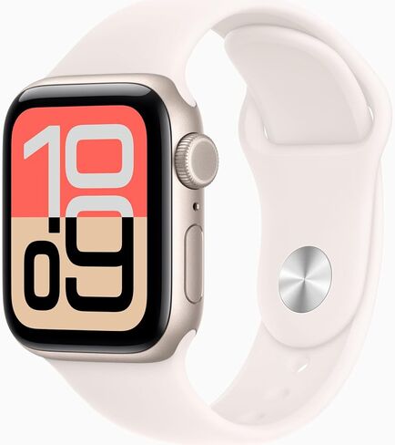 Apple Watch SE 3 [GPS + Cellular, 40mm] Midnight Aluminum Case with Black Sport Band, S/M (Renewed) in Saudi Arabia