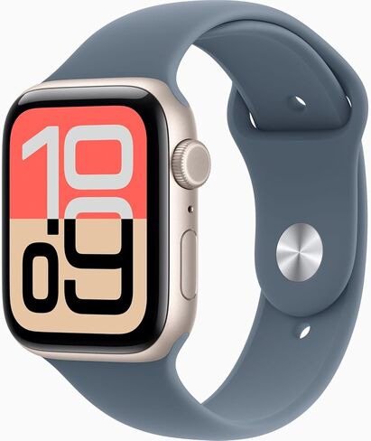 Apple Watch SE 3 [GPS + Cellular, 40mm] Midnight Aluminum Case with Black Sport Band, S/M (Renewed) in Saudi Arabia