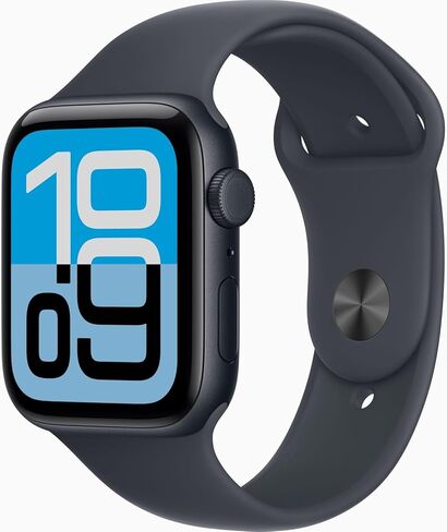 Apple Watch SE 3 [GPS + Cellular, 40mm] Midnight Aluminum Case with Black Sport Band, S/M (Renewed) in Saudi Arabia
