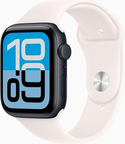 Apple Watch SE 3 [GPS + Cellular, 40mm] Midnight Aluminum Case with Black Sport Band, S/M (Renewed) in Saudi Arabia