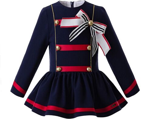 Pettigirl Girls Dress Classic Royal Blue England Style Boutique Party Dress in Saudi Arabia