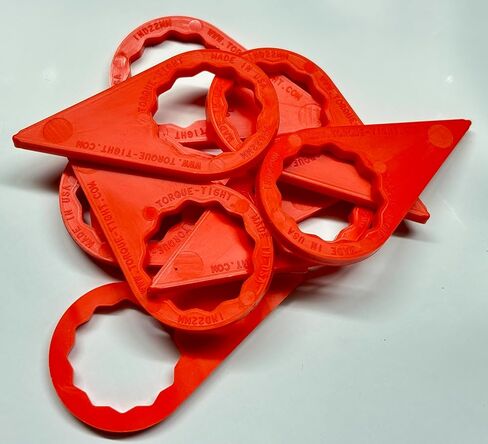 مؤشرات صامولة العروة Torque-Tight™ مقاس 21 مم، وعلامات أمان مرئية لعزم دوران العجلة (أخضر) - سلسلة F، F-450، F-550، مقطورات - صنع في الولايات المتحدة الأمريكية - 100 عبوة in Kuwait