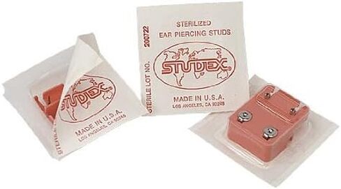 12 زوجًا من أقراط Studex لثقب الأذن من الفولاذ المقاوم للصدأ، إعداد مخلب عادي 4 مم in Saudi Arabia