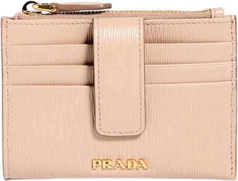 Prada Wallet For Women -Womens Vitello Move Cipria Beige Leather Zip Top Card Wallet 1MC026 - Women Wallet - Womens Wallet Designer in Saudi Arabia