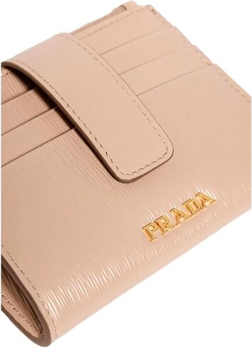 Prada Wallet For Women -Womens Vitello Move Cipria Beige Leather Zip Top Card Wallet 1MC026 - Women Wallet - Womens Wallet Designer in Saudi Arabia