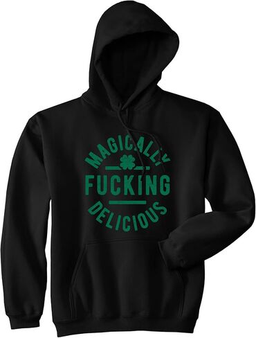 Crazy Dog T-Shirts Magically F*cking Delicious Hoodie Funny Offensive St Patricks Day Parade Outfit Graphic Sweat Shirt in Saudi Arabia
