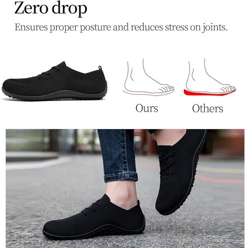 Womens Barefoot Shoes Walking Slip On Breathable Shoes Lightweight Comfort for Zero Drop Sneakers Outdoor Casual Tennis Fashion Shoe in Saudi Arabia