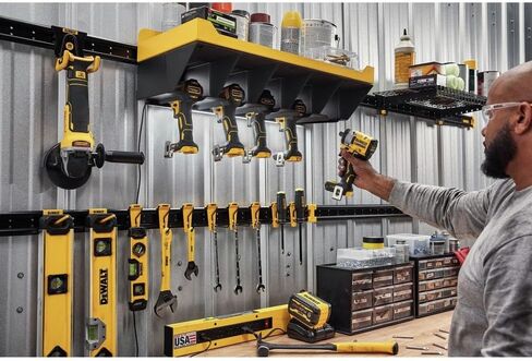 DEWALT Tool Organizer, Power Tool Storage Shelf, Hold up to 5 Tools, 100lb Capacity, DEWALT Workshop Storage System Compatible (DWST82822) in Saudi Arabia